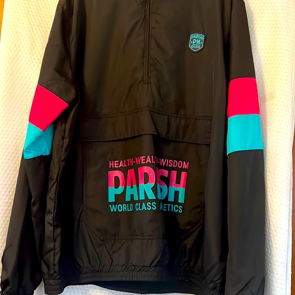 Pull over parish windbreaker
